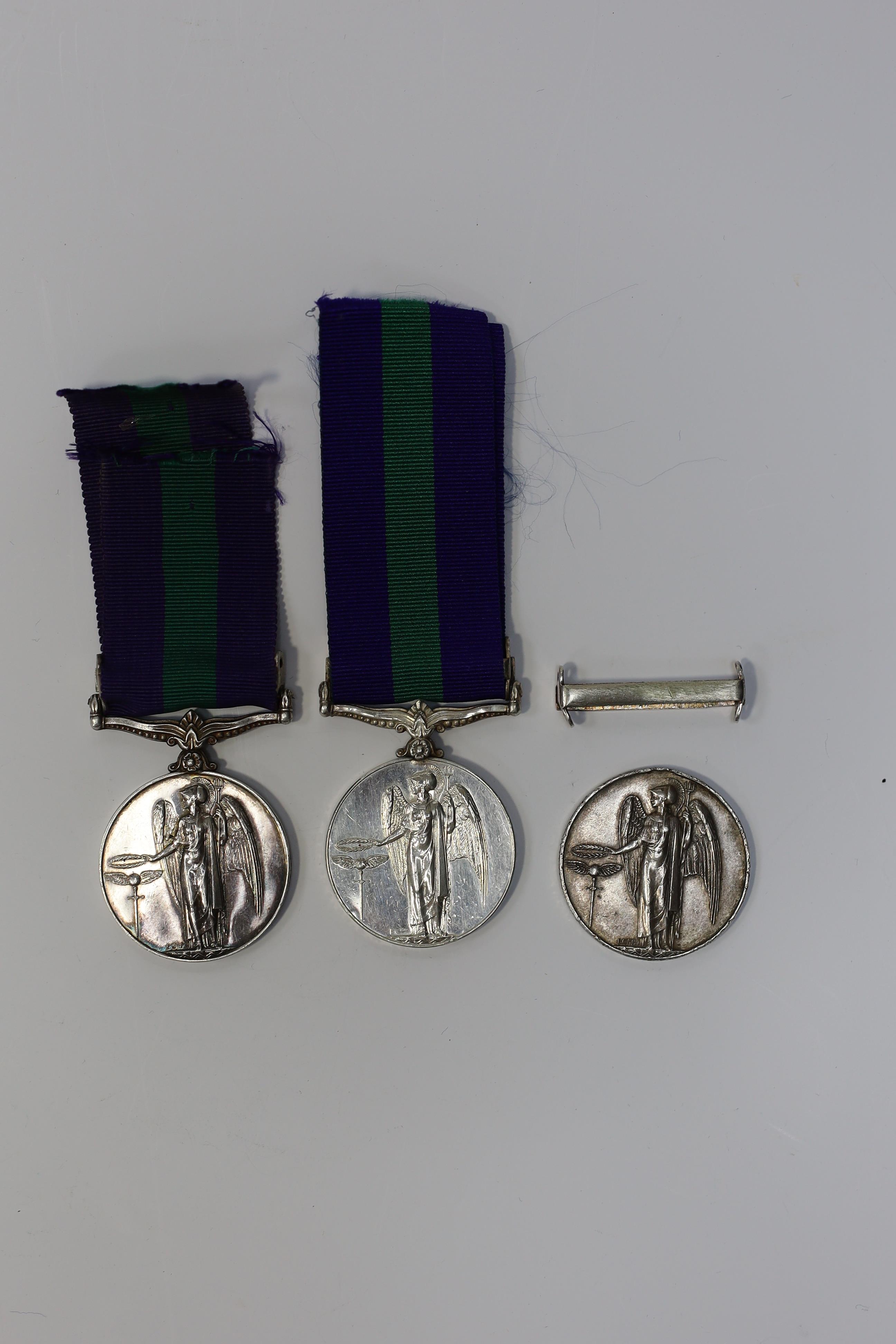 Three George VI General Service Medals